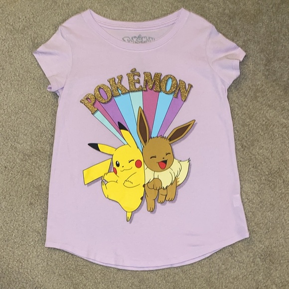 Pokemon Other - Pokémon Pikachu & Eevee Glitter Graphic Tee